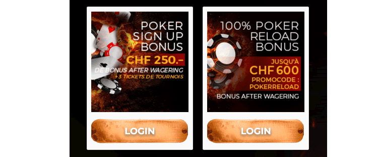 bonus poker swisscasinos online